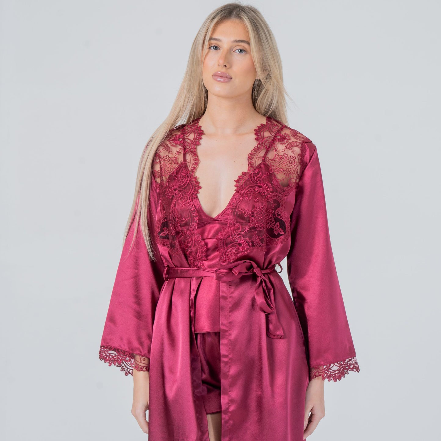 Noir temptation gown and robe image 1