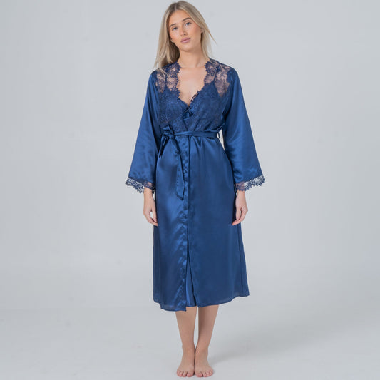 Noir temptation gown and robe image 0