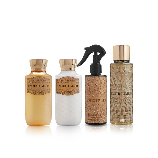 Exotic Timber Self-Care Ritual Bundle (4-Piece)