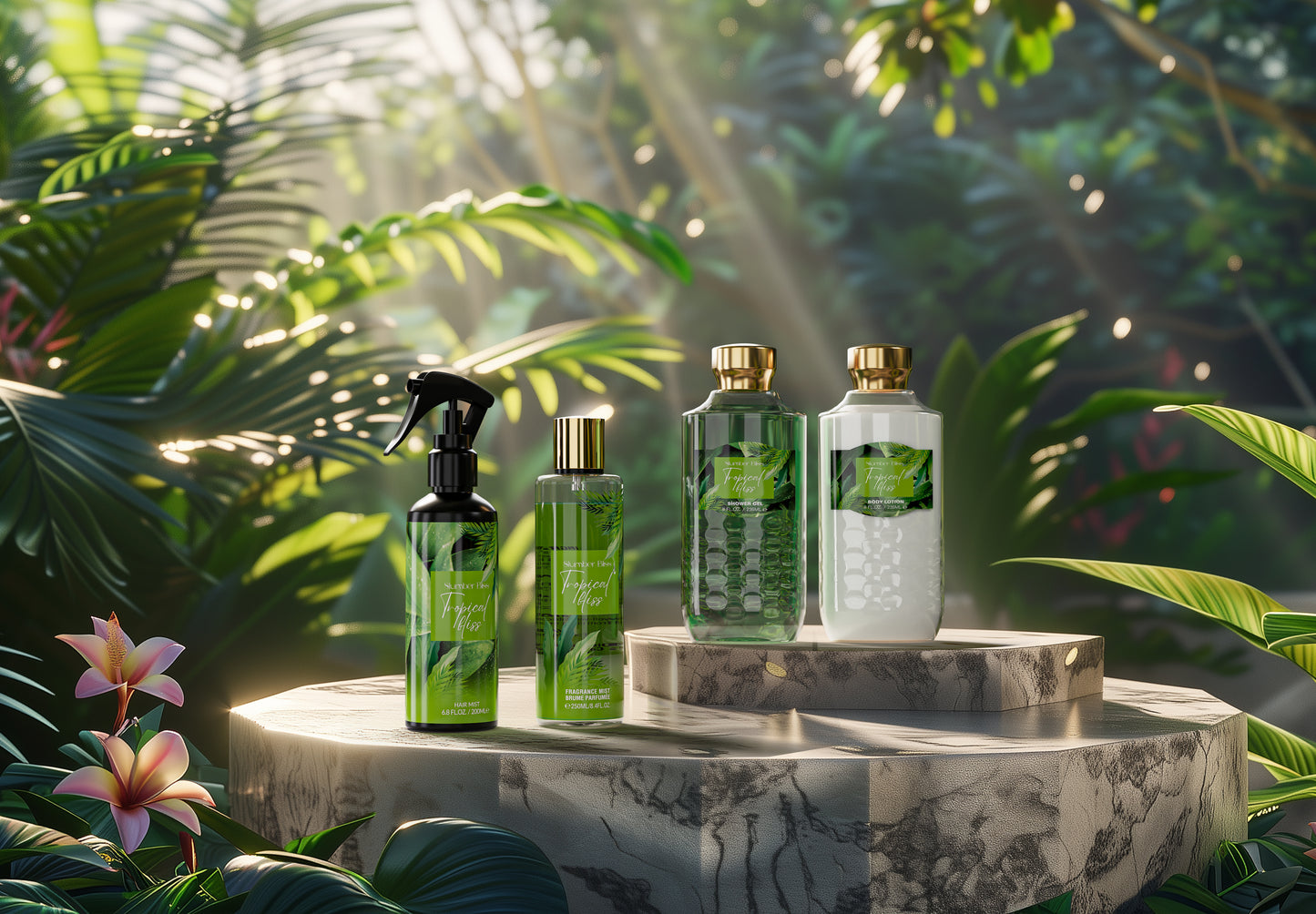 Tropical Bliss Self-Care Ritual Bundle (4-Piece)