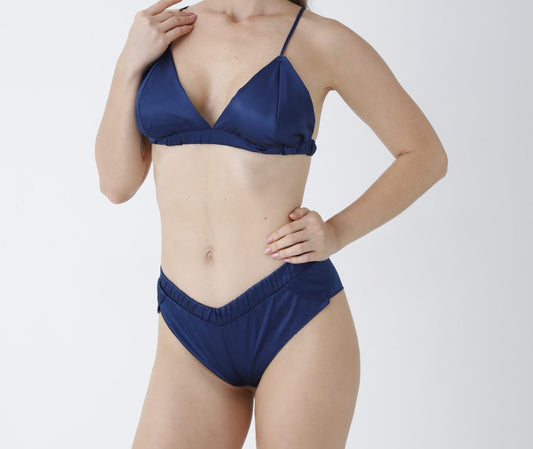 Midnight goddess bralette and brief image 0